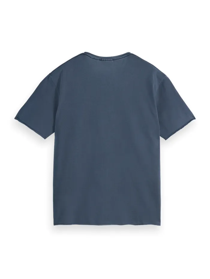 RAW EDGE GARMENT DYE TSHIRT Moss Green Men Scotch and Soda TShirts and Polo Shirts RAW EDGE GARMENT DYE TSHIRT Moss Green Men Scotch and Soda TShirts and Polo Shirts