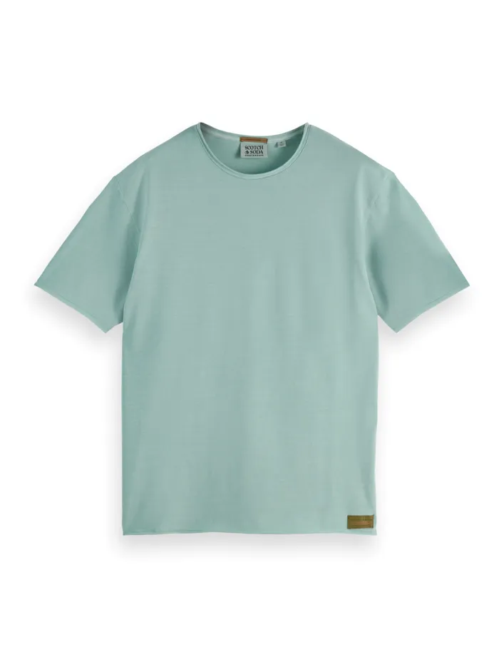 RAW EDGE GARMENT DYE TSHIRT Moss Green Men Scotch and Soda TShirts and Polo Shirts RAW EDGE GARMENT DYE TSHIRT Moss Green Men Scotch and Soda TShirts and Polo Shirts