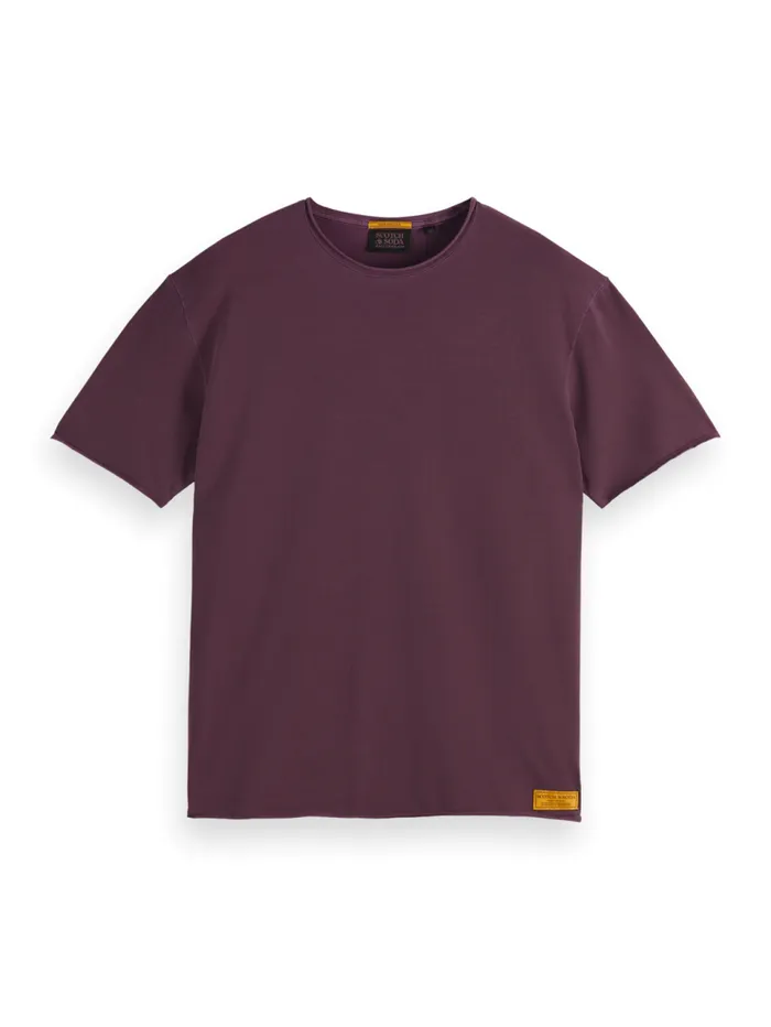 RAW EDGE GARMENT DYE TSHIRT Moss Green Men Scotch and Soda TShirts and Polo Shirts RAW EDGE GARMENT DYE TSHIRT Moss Green Men Scotch and Soda TShirts and Polo Shirts