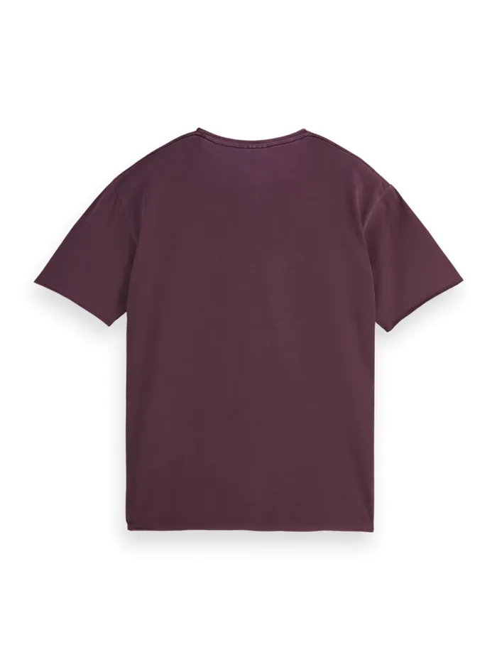 RAW EDGE GARMENT DYE TSHIRT Moss Green Men Scotch and Soda TShirts and Polo Shirts RAW EDGE GARMENT DYE TSHIRT Moss Green Men Scotch and Soda TShirts and Polo Shirts