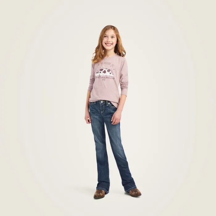 REAL Dreamin Mood Shirt Nostalgia Rose Kids Ariat TShirts and Polos REAL Dreamin Mood Shirt Nostalgia Rose Kids Ariat TShirts and Polos