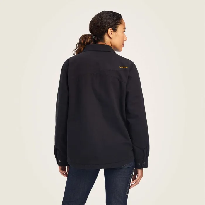 Rebar Classic Canvas Shirt Jacket Black Women Ariat Jackets and Vests Rebar Classic Canvas Shirt Jacket Black Women Ariat Jackets and Vests