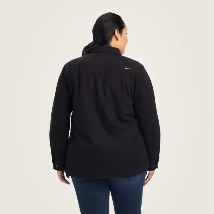 Rebar Classic Canvas Shirt Jacket Black Women Ariat Jackets and Vests Rebar Classic Canvas Shirt Jacket Black Women Ariat Jackets and Vests