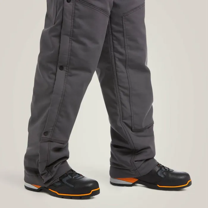 Rebar DuraCanvas Stretch Insulated Bib Rebar Gray Men Ariat Pants and Shorts Rebar DuraCanvas Stretch Insulated Bib Rebar Gray Men Ariat Pants and Shorts