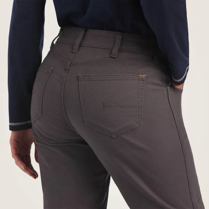 Rebar DuraStretch Made Tough Double Front Pant Rebar Grey Women Ariat Pants and Shorts Rebar DuraStretch Made Tough Double Front Pant Rebar Grey Women Ariat Pants and Shorts