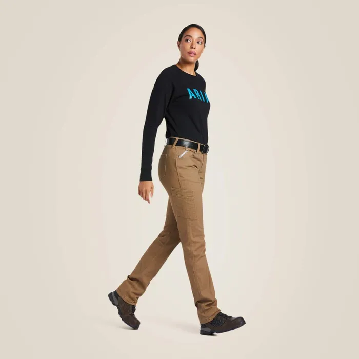 Rebar DuraStretch Made Tough Straight Leg Pant Field Khaki Women Ariat Pants and Shorts Rebar DuraStretch Made Tough Straight Leg Pant Field Khaki Women Ariat Pants and Shorts