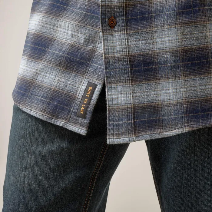 Rebar Flannel DuraStretch Work Shirt Blue Khaki Plaid Men Ariat Button Down Shirts Rebar Flannel DuraStretch Work Shirt Blue Khaki Plaid Men Ariat Button Down Shirts