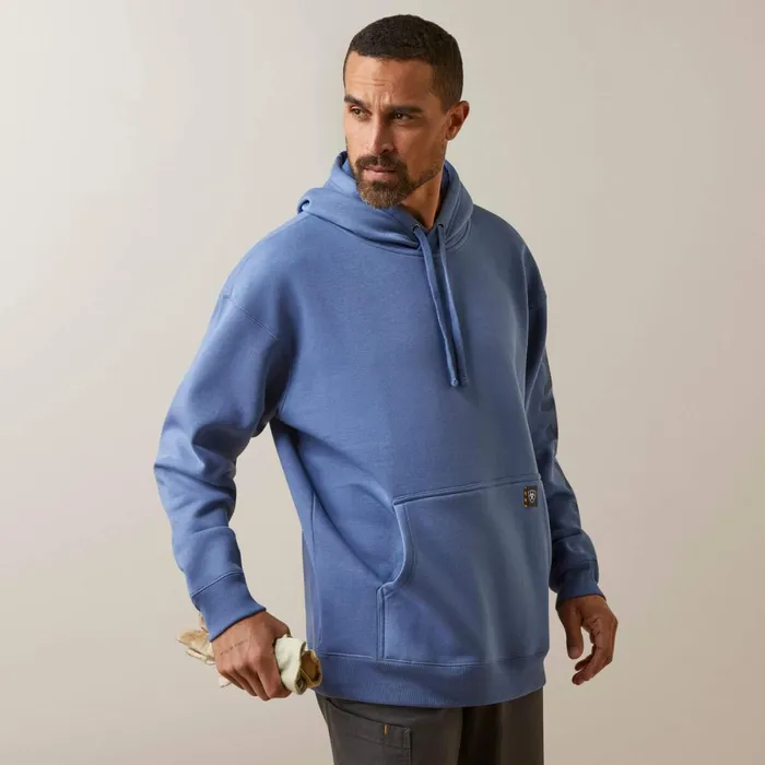 Rebar Graphic Hoodie Coastal Fjord Men Ariat Sweatshirts and Hoodies