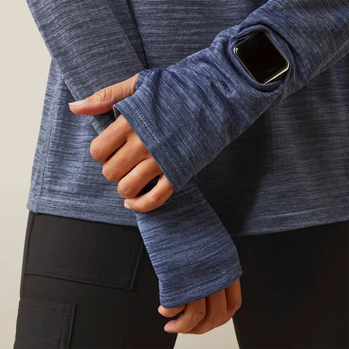 Rebar Gridwork Balaclava Baselayer Bjou Blue Women Ariat TShirts and Tops Rebar Gridwork Balaclava Baselayer Bjou Blue Women Ariat TShirts and Tops