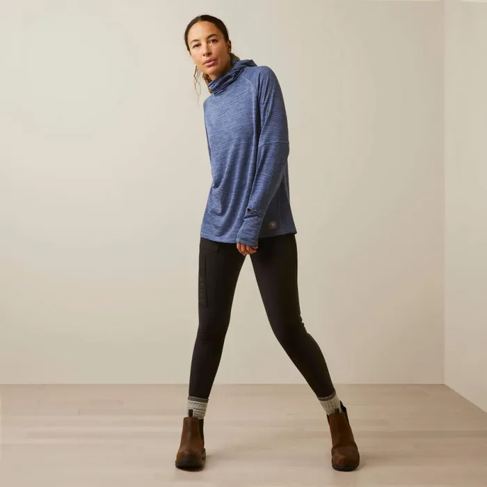 Rebar Gridwork Balaclava Baselayer Bjou Blue Women Ariat TShirts and Tops Rebar Gridwork Balaclava Baselayer Bjou Blue Women Ariat TShirts and Tops