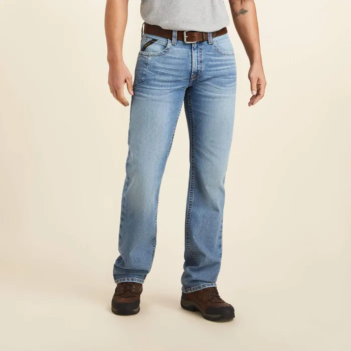 Rebar M5 Straight DuraStretch Edge Straight Leg Jean Merced Men Ariat Denim