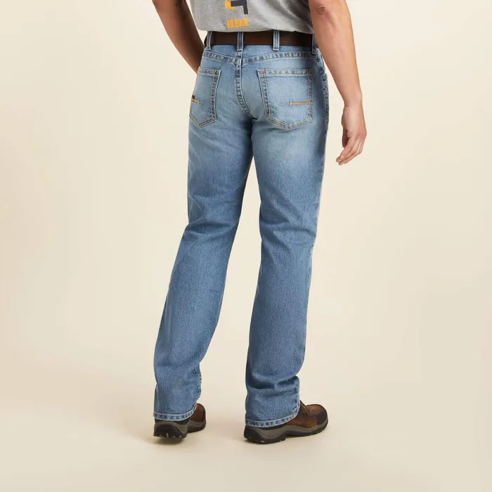 Rebar M5 Straight DuraStretch Edge Straight Leg Jean Merced Men Ariat Denim Rebar M5 Straight DuraStretch Edge Straight Leg Jean Merced Men Ariat Denim