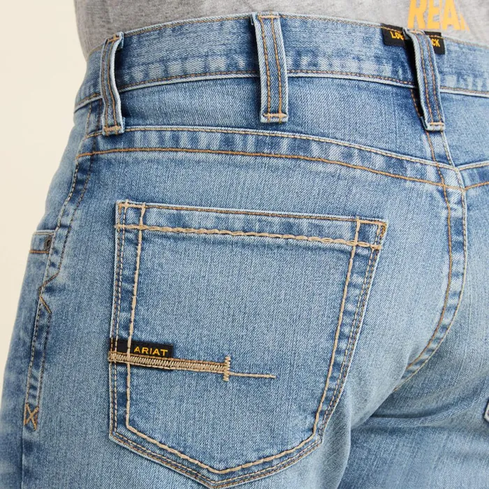 Rebar M5 Straight DuraStretch Edge Straight Leg Jean Merced Men Ariat Denim Rebar M5 Straight DuraStretch Edge Straight Leg Jean Merced Men Ariat Denim