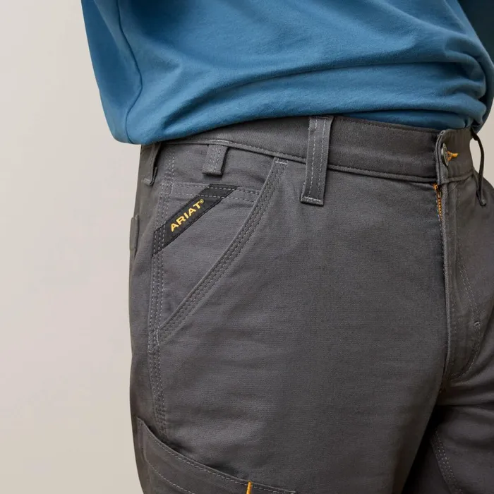 Rebar M5 Straight Made Tough Knee Guardian Straight Rebar Grey Men Ariat Pants and Shorts Rebar M5 Straight Made Tough Knee Guardian Straight Rebar Grey Men Ariat Pants and Shorts