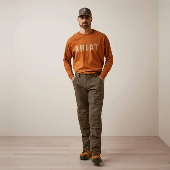 Rebar M5 Straight Made Tough Knee Guardian Straight Wren Men Ariat Pants and Shorts Rebar M5 Straight Made Tough Knee Guardian Straight Wren Men Ariat Pants and Shorts