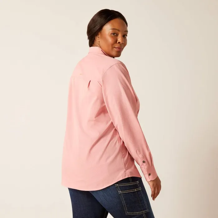Rebar Made Tough 360 AirFlow DuraStretch Work Shirt Mauveglow Women Ariat TShirts and Tops Rebar Made Tough 360 AirFlow DuraStretch Work Shirt Mauveglow Women Ariat TShirts and Tops