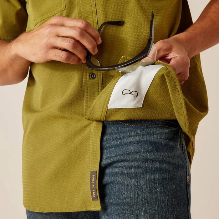Rebar Made Tough 360 AirFlow Work Shirt Lichen Men Ariat Button Down Shirts Rebar Made Tough 360 AirFlow Work Shirt Lichen Men Ariat Button Down Shirts