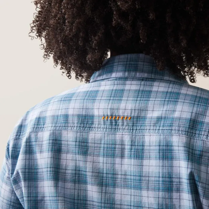 Rebar Made Tough DuraStretch Work Shirt Clear Sky Plaid Women Ariat TShirts and Tops Rebar Made Tough DuraStretch Work Shirt Clear Sky Plaid Women Ariat TShirts and Tops