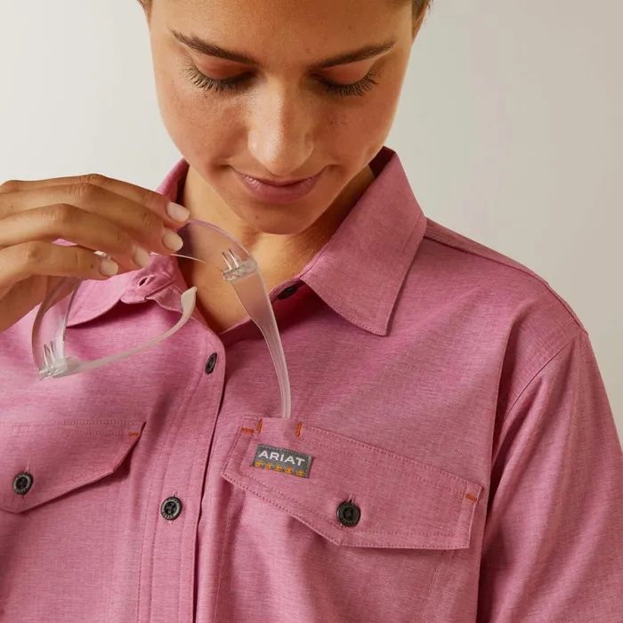 Rebar Made Tough VentTEK DuraStretch Work Shirt Cherry Jubilee Women Ariat TShirts and Tops Rebar Made Tough VentTEK DuraStretch Work Shirt Cherry Jubilee Women Ariat TShirts and Tops