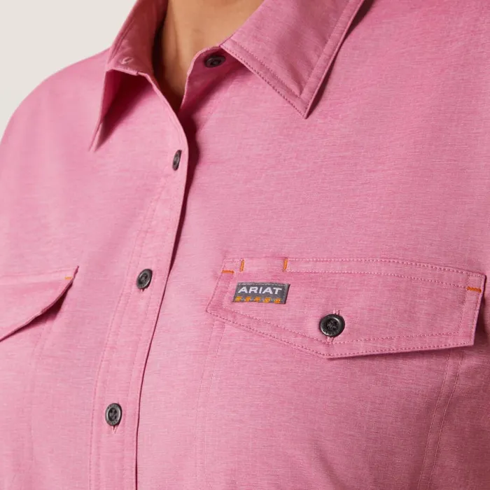 Rebar Made Tough VentTEK DuraStretch Work Shirt Cherry Jubilee Women Ariat TShirts and Tops Rebar Made Tough VentTEK DuraStretch Work Shirt Cherry Jubilee Women Ariat TShirts and Tops