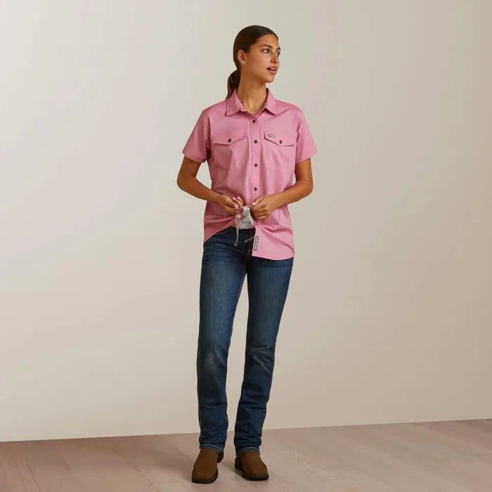 Rebar Made Tough VentTEK DuraStretch Work Shirt Cherry Jubilee Women Ariat TShirts and Tops Rebar Made Tough VentTEK DuraStretch Work Shirt Cherry Jubilee Women Ariat TShirts and Tops