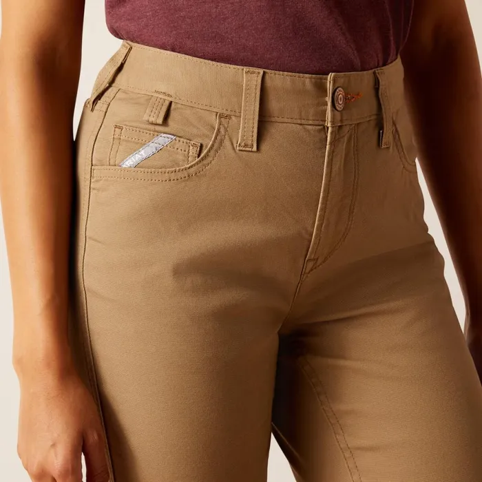 Rebar PR Made Tough Straight Pant Field Khaki Women Ariat Pants and Shorts Rebar PR Made Tough Straight Pant Field Khaki Women Ariat Pants and Shorts
