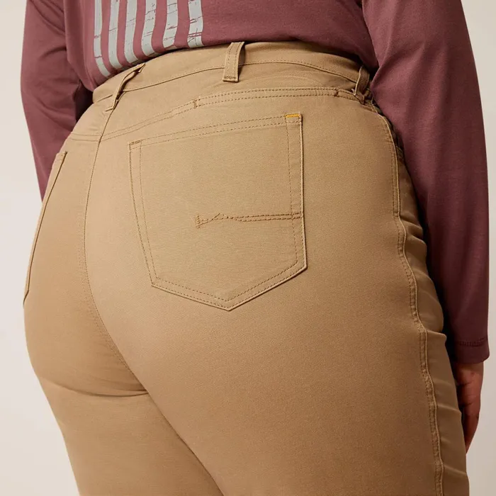 Rebar PR Made Tough Straight Pant Field Khaki Women Ariat Pants and Shorts Rebar PR Made Tough Straight Pant Field Khaki Women Ariat Pants and Shorts