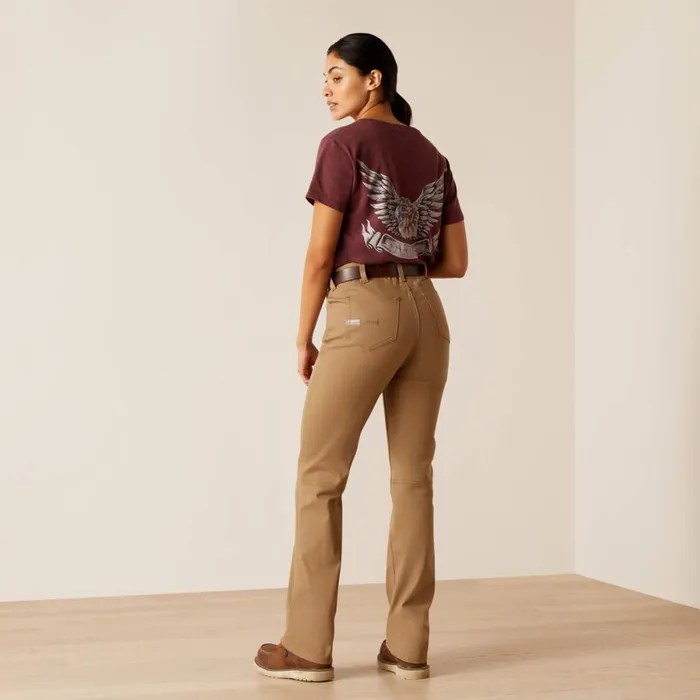Rebar PR Made Tough Straight Pant Field Khaki Women Ariat Pants and Shorts Rebar PR Made Tough Straight Pant Field Khaki Women Ariat Pants and Shorts