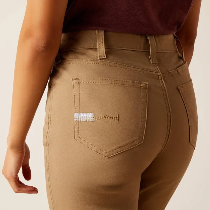 Rebar PR Made Tough Straight Pant Field Khaki Women Ariat Pants and Shorts Rebar PR Made Tough Straight Pant Field Khaki Women Ariat Pants and Shorts