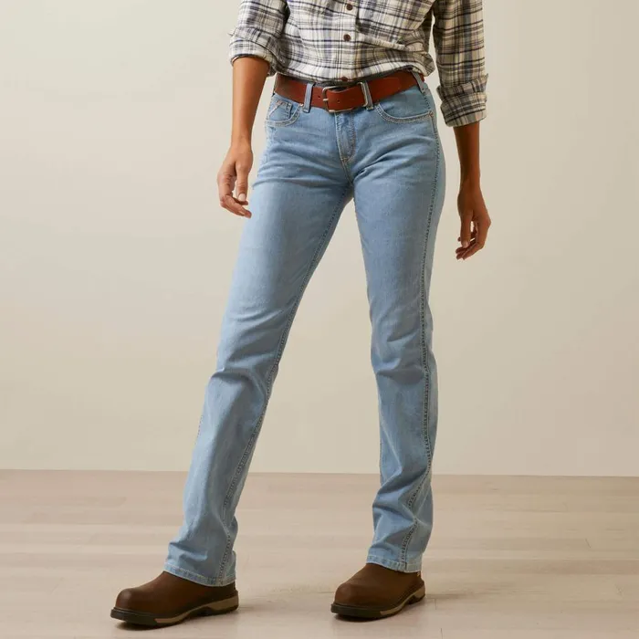 Rebar Riveter Straight Jean Coldwater Women Ariat Denim