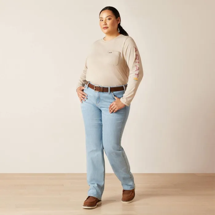 Rebar Riveter Straight Jean Coldwater Women Ariat Denim Rebar Riveter Straight Jean Coldwater Women Ariat Denim