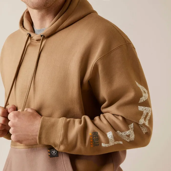 Rebar Roughneck Pullover Hoodie Tiger039s Eye Men Ariat Sweatshirts and Hoodies Rebar Roughneck Pullover Hoodie Tiger039s Eye Men Ariat Sweatshirts and Hoodies