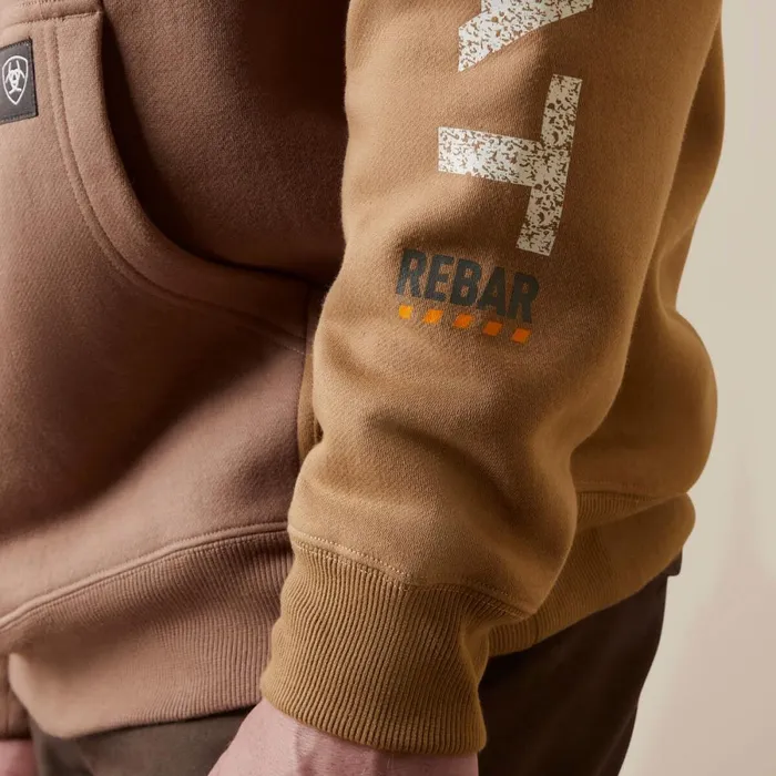 Rebar Roughneck Pullover Hoodie Tiger039s Eye Men Ariat Sweatshirts and Hoodies Rebar Roughneck Pullover Hoodie Tiger039s Eye Men Ariat Sweatshirts and Hoodies