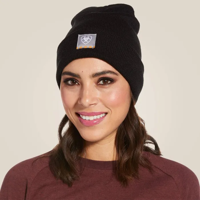 Rebar Watch Cap Black Women Ariat Hats and Caps