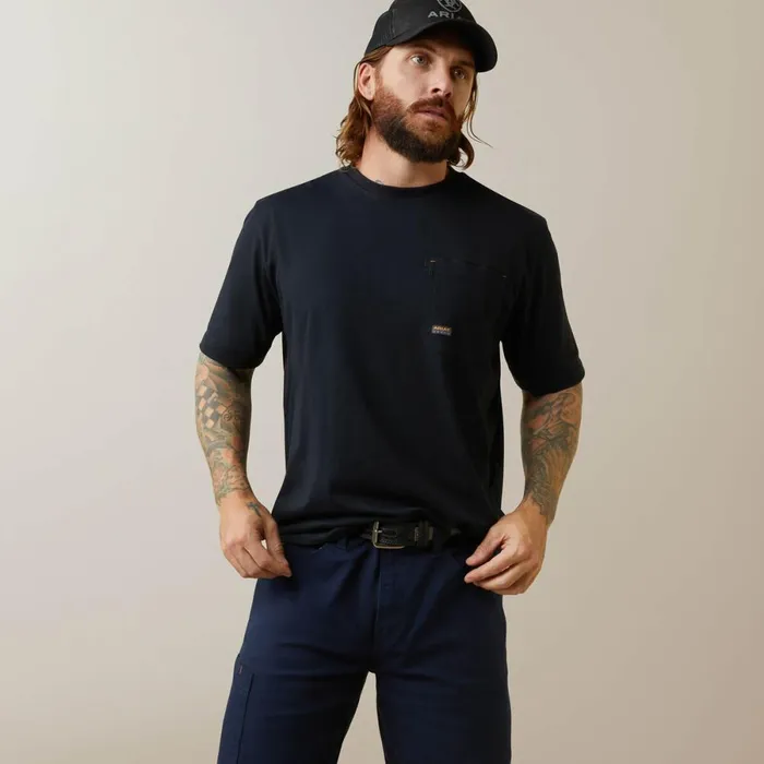 Rebar Workman Born For This TShirt Black Men Ariat TShirts and Polos Rebar Workman Born For This TShirt Black Men Ariat TShirts and Polos