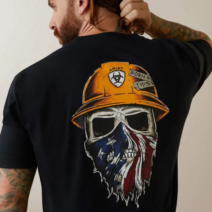 Rebar Workman Born For This TShirt Black Men Ariat TShirts and Polos Rebar Workman Born For This TShirt Black Men Ariat TShirts and Polos