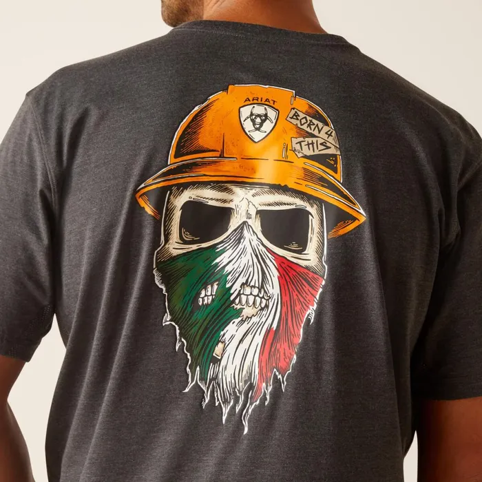 Rebar Workman Born For This TShirt Charcoalmexico Men Ariat TShirts and Polos Rebar Workman Born For This TShirt Charcoalmexico Men Ariat TShirts and Polos