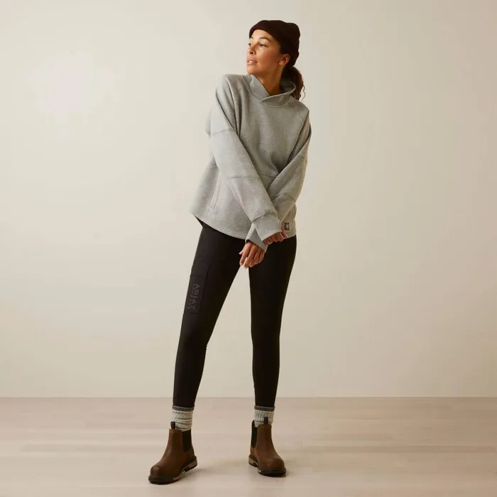 Rebar Workman Oversized Funnel Sweatshirt Heather Grey Women Ariat Sweatshirts and Hoodies Rebar Workman Oversized Funnel Sweatshirt Heather Grey Women Ariat Sweatshirts and Hoodies