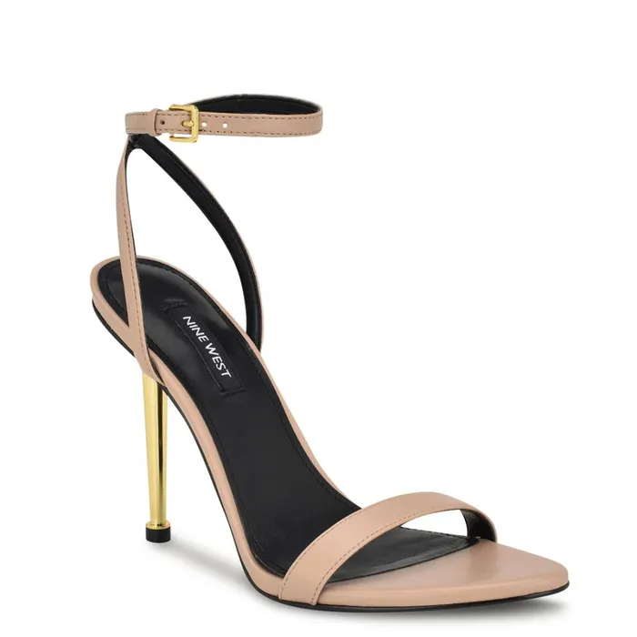 Reina Ankle Strap Sandals Light Natural Women Nine West Dress Reina Ankle Strap Sandals Light Natural Women Nine West Dress