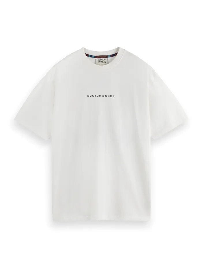 RELAXED FIT FRONT BACK ARTWORK TSHIRT Golden Rust Men Scotch and Soda TShirts and Polo Shirts RELAXED FIT FRONT BACK ARTWORK TSHIRT Golden Rust Men Scotch and Soda TShirts and Polo Shirts