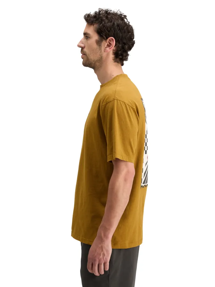 RELAXED FIT FRONT BACK ARTWORK TSHIRT Golden Rust Men Scotch and Soda TShirts and Polo Shirts RELAXED FIT FRONT BACK ARTWORK TSHIRT Golden Rust Men Scotch and Soda TShirts and Polo Shirts