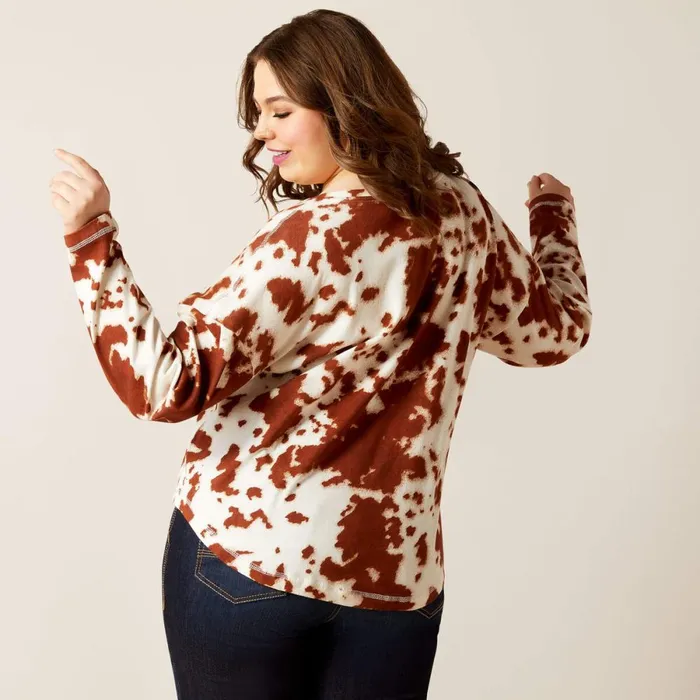 Relaxed Henley Top Paint Women Ariat TShirts and Tops Relaxed Henley Top Paint Women Ariat TShirts and Tops