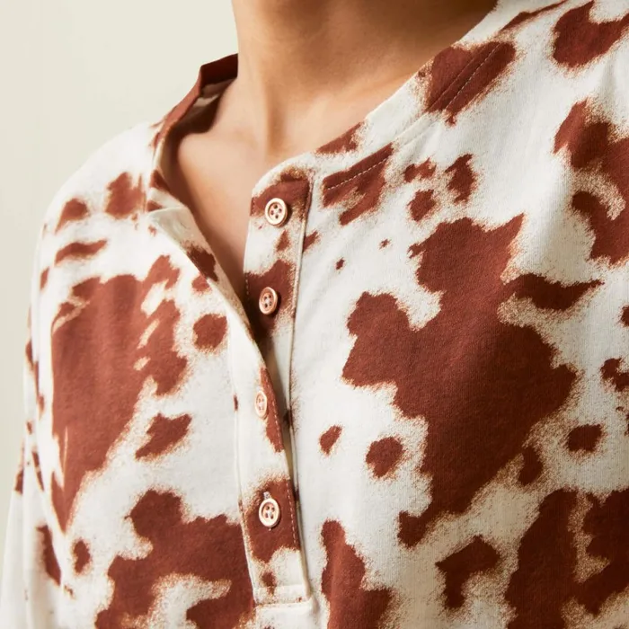 Relaxed Henley Top Paint Women Ariat TShirts and Tops Relaxed Henley Top Paint Women Ariat TShirts and Tops