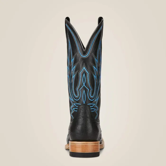 Relentless All Around Western Boot Black Full Quill Ostrich Men Ariat Western Boots