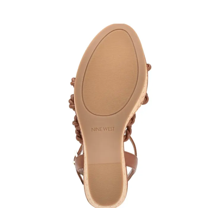 Renest Ankle Strap Wedge Sandals Brown Women Nine West Wedges Renest Ankle Strap Wedge Sandals Brown Women Nine West Wedges