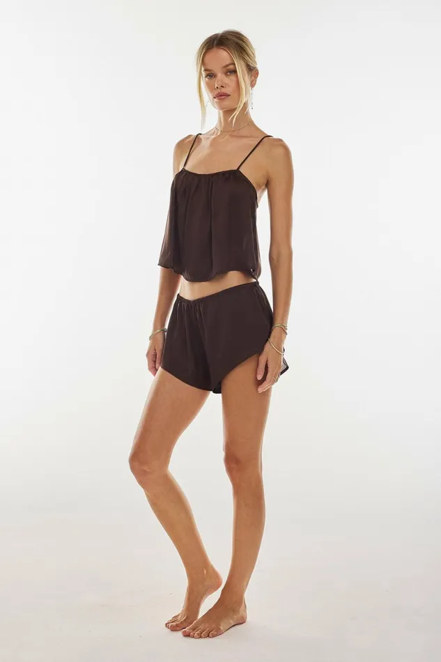 RESA Lounge Blair Top In Chocolate 8211 Women