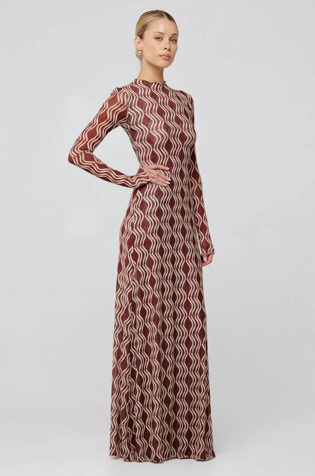 RESA Maxi Dress Lyon Dress In Coco 8211 Women