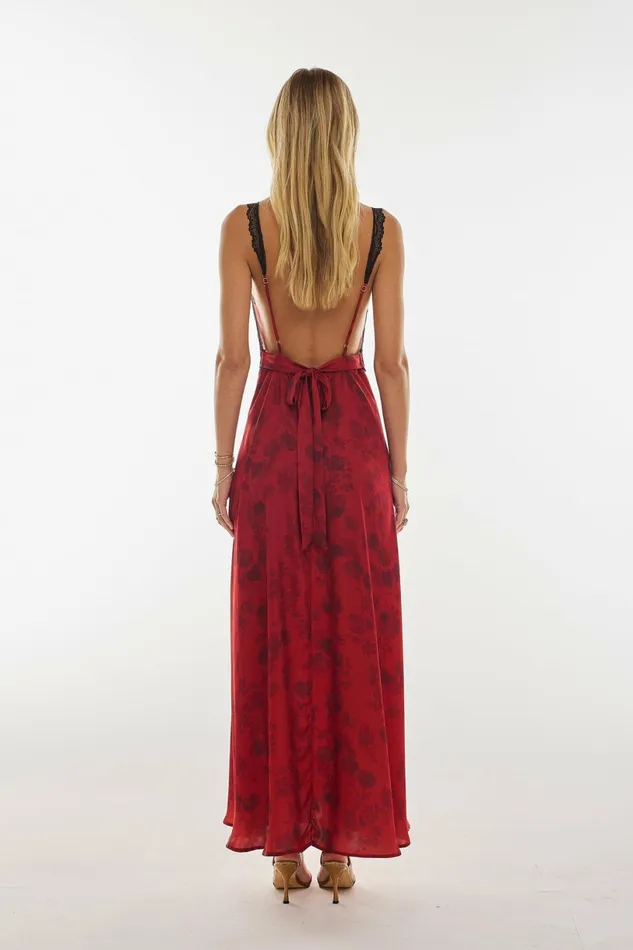 RESA Maxi Dress Selena Dress In Red Currant 8211 Women