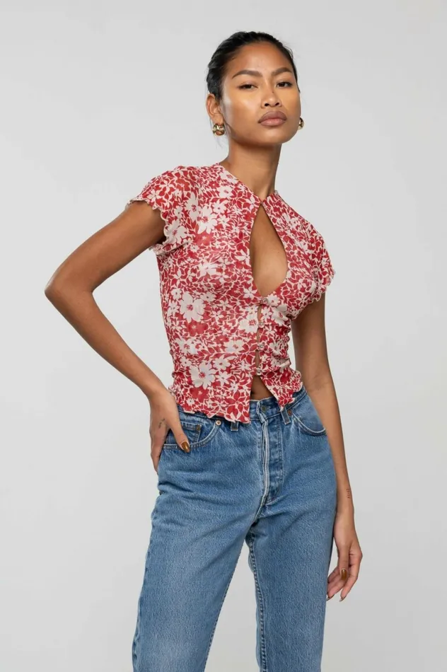 RESA Tops Desi Top In Magnolia 8211 Women