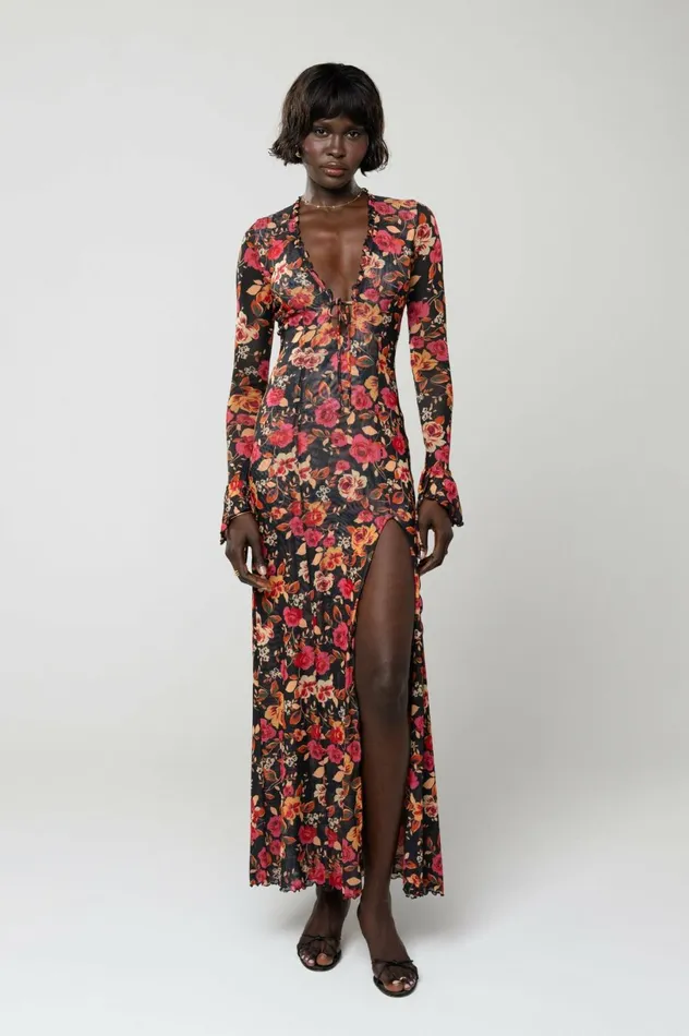 RESA Wedding Guest Lennon Maxi In Rosie 8211 Women